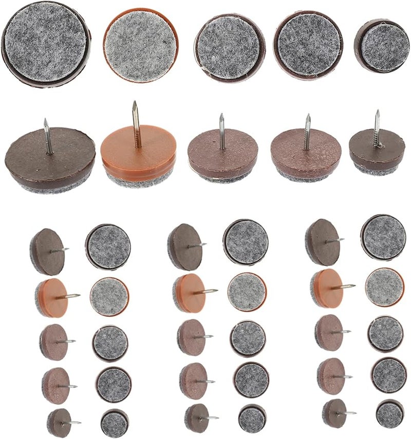 50 Pcs Felt Furniture Pads Non Slip Rug Pads for Chairs Desks Office Home Hotel Use - Image 1
